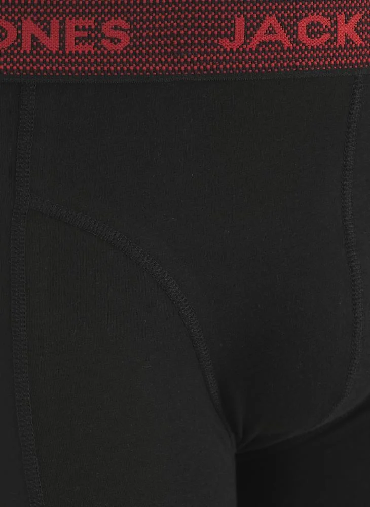 JACK & JONES  3 Pack Logo Band Trunks for Men | Best Price UAE